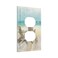 Spshian Outlet Covers Beach Chair Seascape Blue Ocean 1 Gang Duplex Light Switch Cover Plate Modern Coastal Decorative Wall Plates Electrical Switchplate Receptacle Cover for Bathroom Bedroom Decor