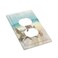 Spshian Outlet Covers Beach Chair Seascape Blue Ocean 1 Gang Duplex Light Switch Cover Plate Modern Coastal Decorative Wall Plates Electrical Switchplate Receptacle Cover for Bathroom Bedroom Decor