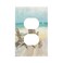 Spshian Outlet Covers Beach Chair Seascape Blue Ocean 1 Gang Duplex Light Switch Cover Plate Modern Coastal Decorative Wall Plates Electrical Switchplate Receptacle Cover for Bathroom Bedroom Decor
