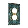 Spshian Outlet Covers Boho Fractal Mandala 1 Gang Duplex Light Switch Cover Plate Bohemia Decorative Wall Plates Electrical Switchplate Receptacle Cover for Bathroom Bedroom Decor