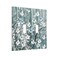 Spshian Rustic White Flower Blue Wood Plank Double Toggle Light Switch Covers 2 Gang Wall Plate Dual Decorative Switchplate Electrical Faceplate for Farmhouse Country Bedroom Decor