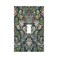 Spshian William Morris Floral Boho Midnight Blue Bohemian Flower Single Toggle Light Switch Covers Decorative 1 Gang Wall Plate Cover Electrical Device Switchplate Faceplate for Country Bathroom Decor