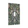Spshian William Morris Floral Boho Midnight Blue Bohemian Flower Single Toggle Light Switch Covers Decorative 1 Gang Wall Plate Cover Electrical Device Switchplate Faceplate for Country Bathroom Decor