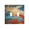 Tewujay Trees and Clouds in Blue Abstract Sky Light Switch Covers Double Toggle 2 Gang Wall Plate Dual Decorative Switchplate Electrical Faceplate for Farmhouse Living Room Decor