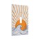 Thsanju Light Switch Cover Plate Mid Century Sun Japanese Kanagawa Waves Sea 1 Gang Switch Plate Covers Single Toggle Wall Plates Decorative Electrical Faceplate for Bathroom Bedroom Decor
