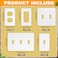 Tondiamo 28 Packs Outlet Insulation Pads Wall Plates Sealers for Electrical Save Energy Switch Plate Insulation Weatherproof Foam Switch Sealer