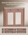 treewell TREEWELL 2Pack Decorative Double Decorator Outlet Cover Plate Durable Zinc Alloy Antique Copper Wall Plates for Electrical Outlets Receptacle GFCI Outlet Dimmer Switch 2Gang Corrosion Resista