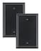 treewell TREEWELL 2Pack Single Blank Wall Plates Durable Solid Zinc Alloy Blank Outlet Covers Decorative Black Wall Plate Cover for Unused OutletsSwitches Corrosion Resistant