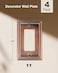 treewell TREEWELL 4Pack Decorator Outlet Cover Plate Decorative Switch Plates and Outlet Covers Antique Copper Metal Wall Plates for Electrical Outlets Receptacle GFCI Outlet Dimmer Switch