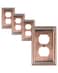treewell TREEWELL 4Pack Duplex Outlet Cover Plate Antique Copper Metal Wall Plates for Electrical Outlets 1 Gang Receptacle Cover Pearls Decorative Switch Plates and Outlet Covers