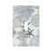 JIEXUTE Tropical Beach Nautical Decorative Single Toggle Light Switch Plate and Decorative Outlet Cover Teal Blue Starfish Seashell Coral Coastal Conch Ocean 1 Gang Receptacle Switch Face Plate Cover