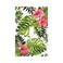 Wpshijia Tropical Plant Green Palm Single Toggle Wall Plate Covers 1 Gang Light Switch Cover Banana Leaves Pink Flower Rainfores Jungle Botanical Faceplate Decorative Electrical for Bathroom Kitchen H