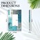 ReHeBaZi Turquoise and Grey 1Gang Rocker Wall Plate Cover Teal Abstract Art Decorative Light Switch Cover Modern Electrical Outlet Covers Kitchen Accessories Decor
