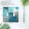 ReHeBaZi Turquoise Grey 2 Gang Wall Switch Plate Teal Decortive Light Switch Cover Wall Plate Cover for Bedroom Kitchen Home Decor