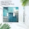 ReHeBaZi Turquoise Grey 2 Gang Wall Switch Plate Teal Decortive Light Switch Cover Wall Plate Cover for Bedroom Kitchen Home Decor