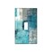 ReHeBaZi Turquoise Grey Wall Plate 1 Gang Toggle Switch Decortive Teal Light Switch Cover Abstract Art Wall Plate Cover Wallplates for Bedroom Kitchen Home Decor