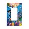 Spshian Underwater World Ocean Cartoon Turtle Whales 1 Gang Rocker Light Switch Covers Decorative Single Decora Outlet Wall Plate Faceplate Switchplate GFCI for Bathroom Bedroom Decor