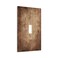 Thsanju Village Sepia Wooden Board Country 1 Gang Light Switch Covers Decorative Plank Single Toggle Wall Plate Switchcover Electrical Switchplate for Farmhouse Bathroom Bedroom Decor