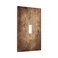 Thsanju Village Sepia Wooden Board Country 1 Gang Light Switch Covers Decorative Plank Single Toggle Wall Plate Switchcover Electrical Switchplate for Farmhouse Bathroom Bedroom Decor