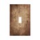 Thsanju Village Sepia Wooden Board Country 1 Gang Light Switch Covers Decorative Plank Single Toggle Wall Plate Switchcover Electrical Switchplate for Farmhouse Bathroom Bedroom Decor