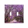 Spshian Violet Floral Spring Park Nature Double Toggle Light Switch Cover Decorative Purple Flower 2 Gang Wall Plate Electrical Faceplate for Bathroom Home Living Room Decor 5 x 49 In