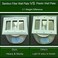 Funkiim Wall Plates Light Switch Plates Receptacle Outlet Covers Decorator Light Switch Cover Bamboo Fiber Material Wall Plate Standard Size Wall Plates of various styles White 3 Gang Decorator 1 Pack