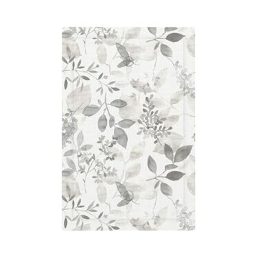 JIEXUTE White Gray Boho Breezy Eucalyptus Olive Leaf Decorative 1Gang No Device Blank Receptacle Wallplate Sage Vine Grey Leaves Floral Electrical Light Switch Face Plate Cover for Unused OutletsSwitc
