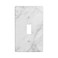 TUFOSERY White Marble Pattern Light Switch Cover Decorative Single Toggle Wall Plate 1Gang Art Print Faceplate for Kids Kitchen Home Room Decor 45 x 276