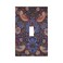 Yamxbfa William Morris Forest Floral Peacock Single Toggle Light Switch Covers Decorative 1 Gang Wall Plate Boho Herbs Flower Plants Electrical Device Switchplate Faceplate for Farmhouse Bathroom Deco