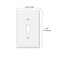 WIRESTER Single Gang Toggle Light Switch PlateWall Plate Cover Celestial Sun Moon and Stars