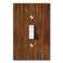 WIRESTER Single Gang Toggle Light Switch PlateWall Plate Cover Red Brown Wood
