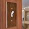 WIRESTER Single Gang Toggle Light Switch PlateWall Plate Cover Red Brown Wood