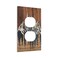 Tewujay Wood Outlet Cover 1 Gang Mountain Tree Board Light Switch Cover Single Duplex Wall Plate Covers Switchplate Covers Electrical Faceplate For Country Bedroom