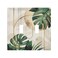 Wpshijia Light Switch Cover Plate Tropical Leaves Modern Geometric Botanical 2 Gang Double Toggle Decorative Switch Plates Wall Plates Electrical Faceplate Wall Panels for Kitchen Bedroom Decor