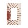 Wpshijia Mid Century Boho Sun Single Rocker Light Switch Covers 1 Gang Outlet Cover Wall Plate Decorative GFCI Switchplate Faceplate for Bedroom Bathroom Livingroom Decor