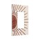 Wpshijia Mid Century Boho Sun Single Rocker Light Switch Covers 1 Gang Outlet Cover Wall Plate Decorative GFCI Switchplate Faceplate for Bedroom Bathroom Livingroom Decor
