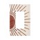 Wpshijia Mid Century Boho Sun Single Rocker Light Switch Covers 1 Gang Outlet Cover Wall Plate Decorative GFCI Switchplate Faceplate for Bedroom Bathroom Livingroom Decor