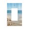 Wpshijia Outlet Covers Summer Beach Starfish Shells 1 Gang Light Switch Cover Plate Single Rocker Switch plate Covers Decorative Wall Plates Electrical GFCI Receptacle for Bathroom Home Decor