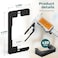 Wuno Shop 20 Pcs Wall Plate Spacer Flush Fit Device Leveling Plate Outlet Spacers For Electrical Box Metal Outlet Shims Receptacle Spacers Leveler For Fixing Walls DeviceSwitch Black
