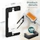 Wuno Shop 20 Pcs Wall Plate Spacer Flush Fit Device Leveling Plate Outlet Spacers For Electrical Box Metal Outlet Shims Receptacle Spacers Leveler For Fixing Walls DeviceSwitch Black