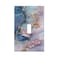 Wuyocha WUYOCHA Decorative Light Switch Cover Abstract Blue Purple Marble Pink Gold Flowers Floral 1 Gang Wall Plate Oversized Single Toggle Jumbo Electrical Switchplate Face