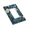 Wuyocha WUYOCHA White Flowers Green Leaves Single Decora Outlet Wall Plate 1 Gang Rocker Decorative Switchplate Faceplate GFCI Light Switch Covers for Home Living Decor