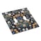 Xuejiaku Boho Leaf Floral Navy Blue Background Double Toggle Light Switch Covers 2 Gang Wall Plate Dual Decorative Switchplate Electrical Faceplate for Farmhouse Country Bedroom Bedroom Decor