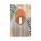 Xuejiaku Decorative Switch Plate Covers Abstract Mid Century Modern Arch Boho Gold Sun Leaf 1 Gang Wall Plate Single Toggle Light Switch Cover Plate Jumbo Electrical Switchplate Receptacle Faceplate