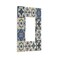 Xuejiaku Outlet Covers Boho Mandala Moroccan Talavera Tile Style 1 Gang Wall Plate Single Rocker Light Switch Cover Decorative GFCI Receptacle Cover Electrical Switchplate for Kitchen Bedroom Decor