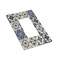 Xuejiaku Outlet Covers Boho Mandala Moroccan Talavera Tile Style 1 Gang Wall Plate Single Rocker Light Switch Cover Decorative GFCI Receptacle Cover Electrical Switchplate for Kitchen Bedroom Decor