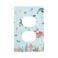 Xuejiaku Outlet Covers Cartoon Underwater Sea Animal Ocean Sea Turtle 1 Gang Duplex Light Switch Cover Plate Decorative Wall Plates Electrical Switchplate Receptacle Cover for Bathroom Nursery Decor