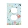 Xuejiaku Outlet Covers Cartoon Underwater Sea Animal Ocean Sea Turtle 1 Gang Duplex Light Switch Cover Plate Decorative Wall Plates Electrical Switchplate Receptacle Cover for Bathroom Nursery Decor