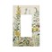 Yamxbfa Decorative Outlet Covers Rustic Beige Wildflower Green Plants Yellow Floral 1 Gang Single Decora GFCI Device Light Switch Covers Plate 1 Rocker Wall Plate Jumbo Face Plate for Home Decor