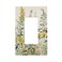 Yamxbfa Decorative Outlet Covers Rustic Beige Wildflower Green Plants Yellow Floral 1 Gang Single Decora GFCI Device Light Switch Covers Plate 1 Rocker Wall Plate Jumbo Face Plate for Home Decor